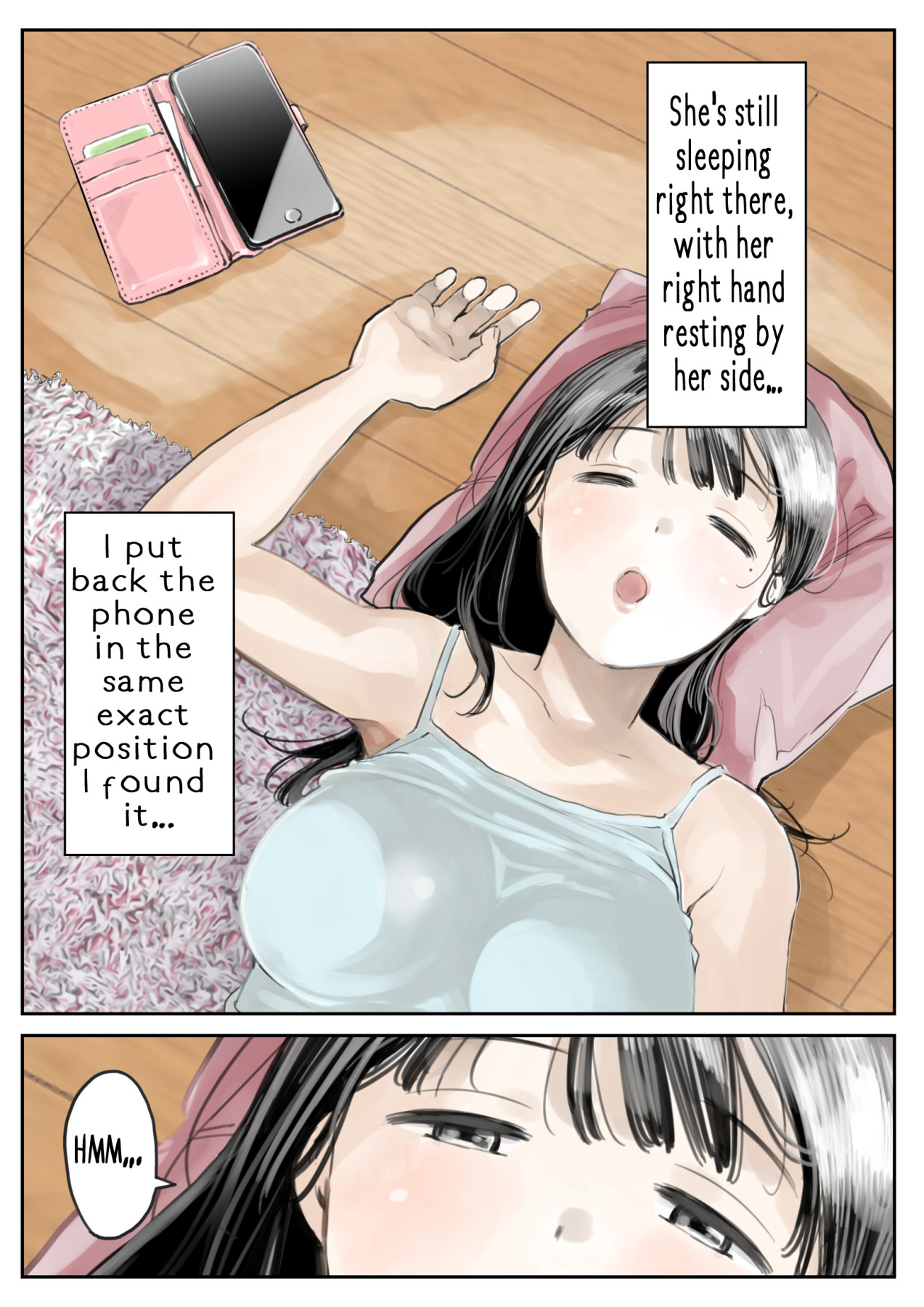 Hentai Manga Comic-I Just Snooped through Her Smartphone-Chapter 2-3